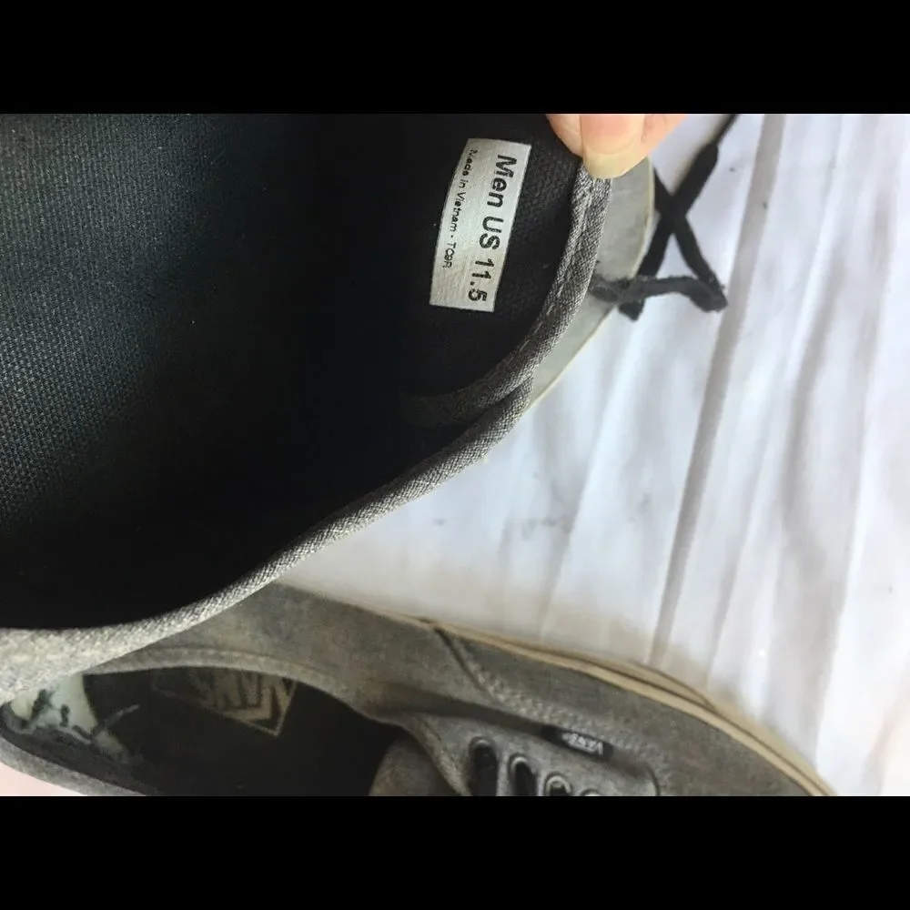 Distressed Vintage Vans Shoes